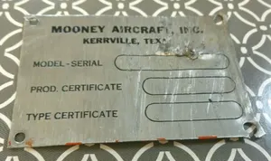 Mooney aircraft parts